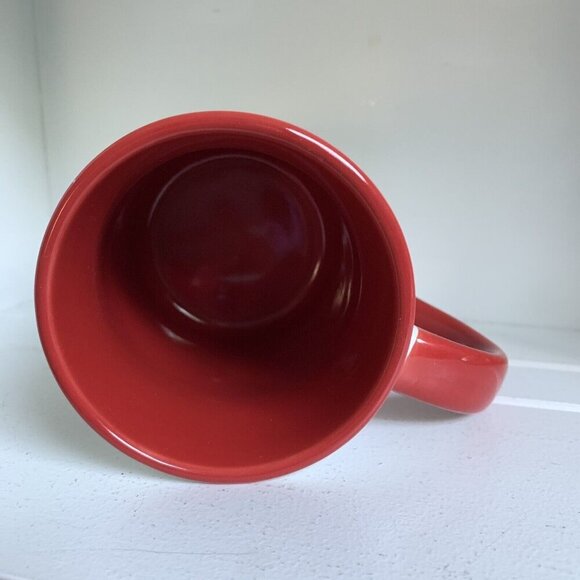 Friend's Central Perk Christmas Candy Cane Holly Large Coffee Mug Ceramic - Picture 7 of 7